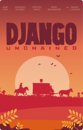 Django Unchained Animated Poster